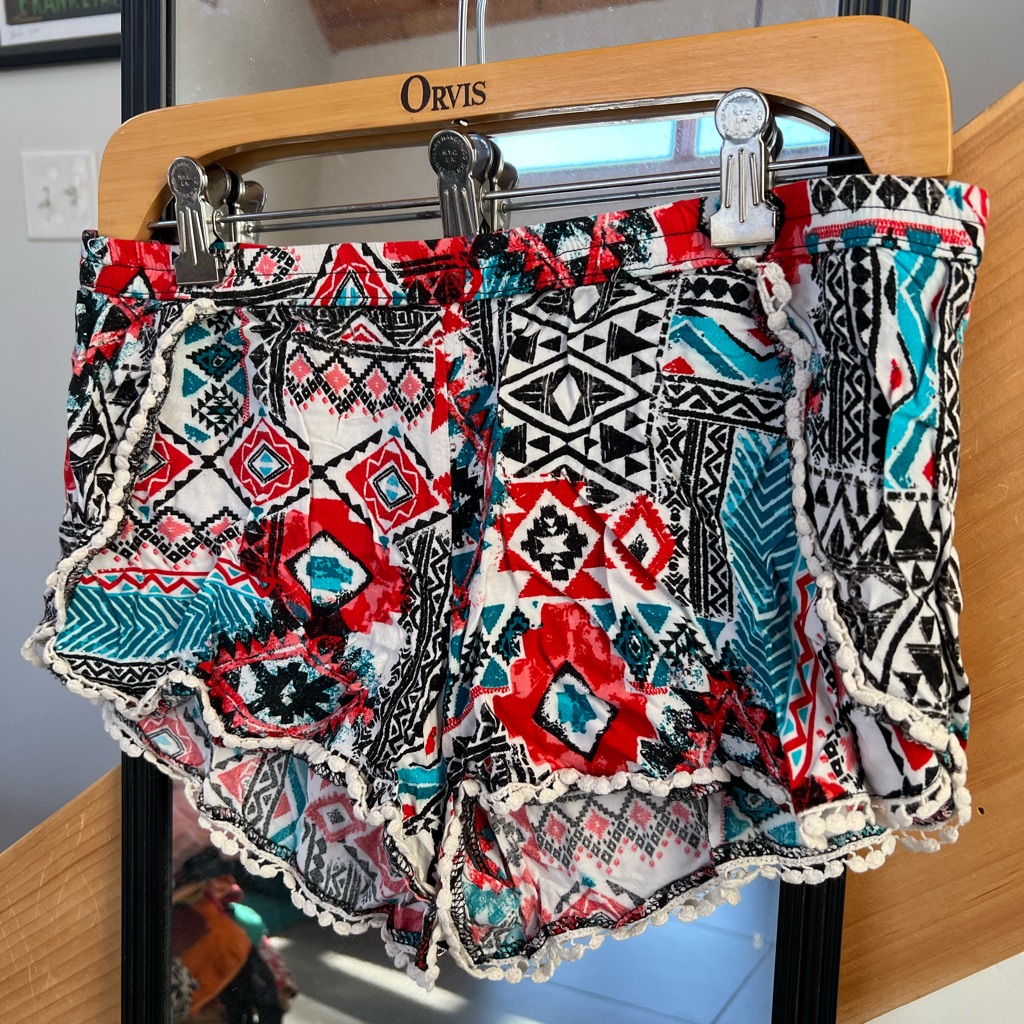 Lightweight Patterned Shorts